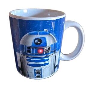 Star Wars Galerie Coffee Mug Lucasfilm R2-D2 Ceramic Handle Starwars Blue Cup